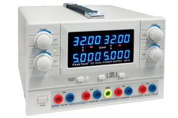Alimentatore digitale, 2 x 0 – 30 V/0 – 5 A CC/5 V/1 A fisso