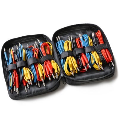 Set di cavi da laboratorio con connettori a banana da 4mm