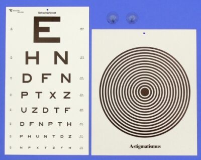 Test dell’acuità visiva e dell’astigmatismo