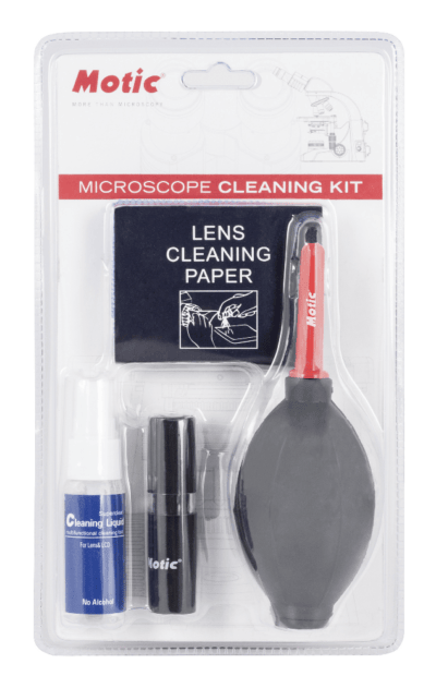 Kit di pulizia per microscopi