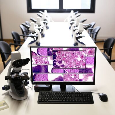 OPTIKA Wi Learn ambiente di apprendimento per 8 gruppi di studenti, accessori per 1 gruppo, TESS Biologia avanzata