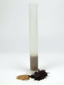 La dimensione delle particelle di terreno