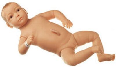 Bambino allattato, femmina