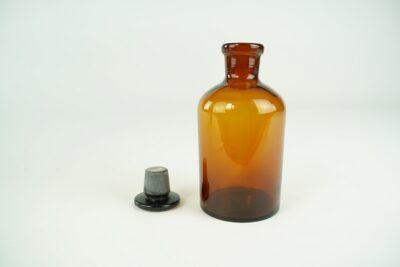 Bottiglia, bocca stretta, 250 ml, marrone