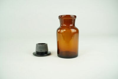 Bottiglia, bocca larga, 500 ml, marrone