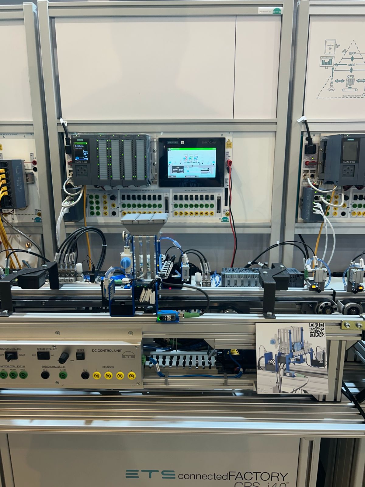 Un laboratorio di automazione allo stand Abintrax Didact