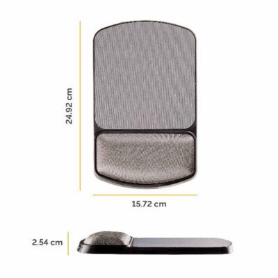 Mousepad e poggiapolsi regolabili in altezza Premium Gel