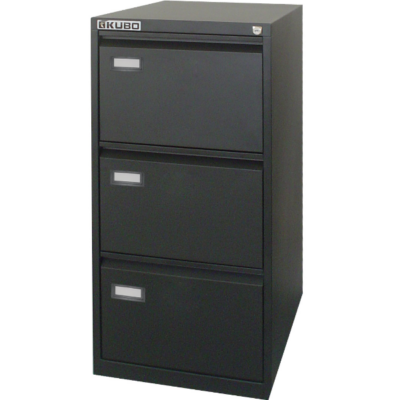 Classificatore KUBO 3 cassetti nero