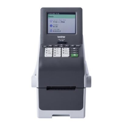 TD2350 TD 2″, 203DPI, LAN, WIFI, BTLE, USB-C, RS232, DISPLAY LCD CON TASTIERINO, MANIGLIA PER TRASPORTO – INCLUSO ALIMENTATORE E CAVO USB-C
