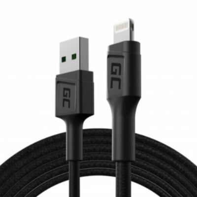 Green Cell GC PowerStream USB-A – Lightning 120cm cable for iPhone, iPad, iPod, fast charging
