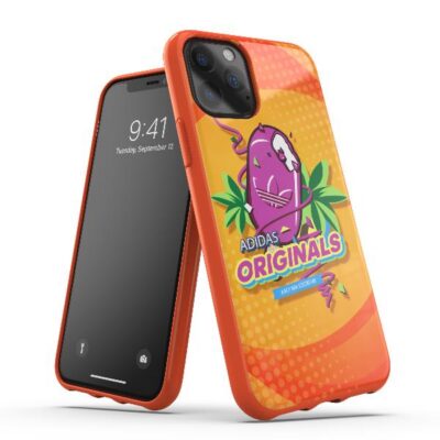 ADIDAS ORIGINALS – Cover BODEGA in TPU morbido con fantasia multicolore compatibile con Apple iPhone 11 Pro