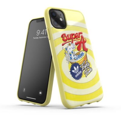 ADIDAS ORIGINALS – Cover BODEGA in TPU morbido con fantasia multicolore compatibile con Apple iPhone 11 Pro