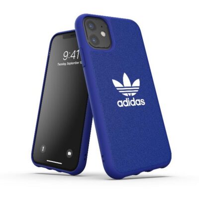 ADIDAS ORIGINALS – Cover ADICOLOR in TPU flessibile e bordi rialzati colore blu notte compatibile con Apple iPhone 11 Pro