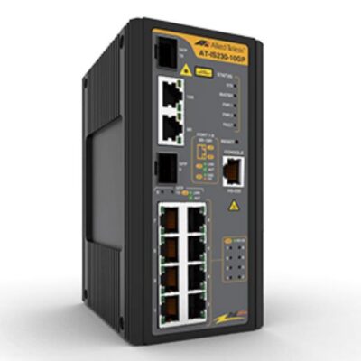 Industrial managed PoE+ switch, 8 x 10/100/1000TX PoE+ ports and 2 x 100/1000X SFP combo