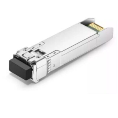 10 Gigabit industrial optical transceiver (SFP+). Supports Multimode fiber with an LC connector. Typical reach of 300m