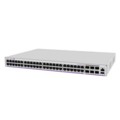 Fixed GigE 1RU chassis, WebSmart+, 48 RJ-45 PoE 10/100/1G BaseT, 2 SFP (1G) uplink ports