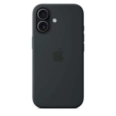 Custodia MagSafe in silicone per iPhone 17 – Nero