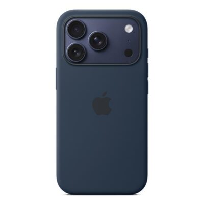 Custodia MagSafe in silicone per iPhone 17 Pro – Mezzanotte