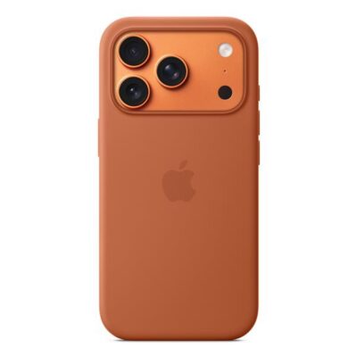 Custodia MagSafe in silicone per iPhone 17 Pro – Terracotta