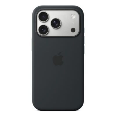 Custodia MagSafe in silicone per iPhone 17 Pro – Nero