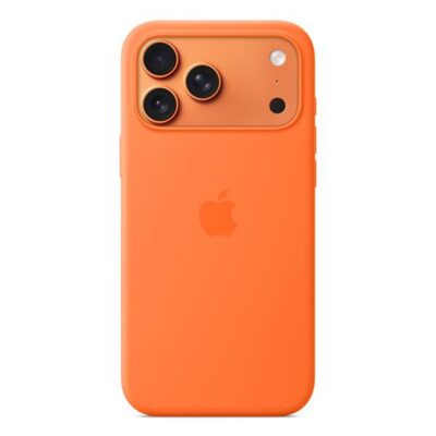 Custodia MagSafe in silicone per iPhone 17 Pro Max – Arancione