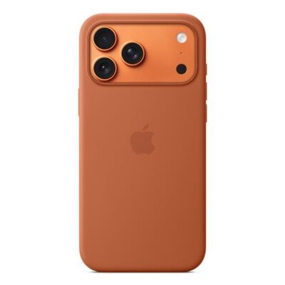 Custodia MagSafe in silicone per iPhone 17 Pro Max – Terracotta