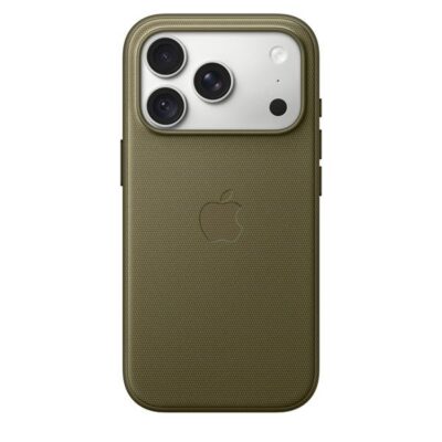 Custodia MagSafe in tessuto TechWoven per iPhone 18 Pro – Oliva