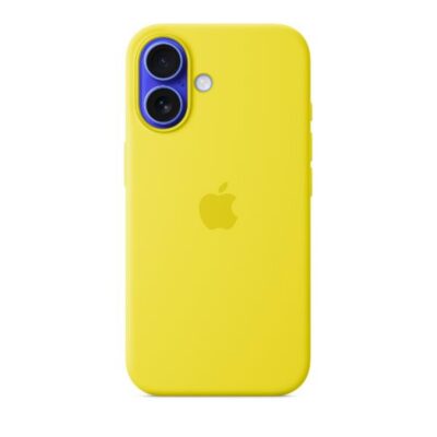 Custodia MagSafe in silicone per iPhone 16 Plus – Giallo carambola