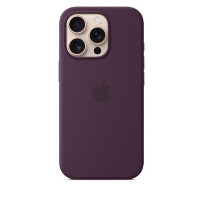 Custodia MagSafe in silicone per iPhone 16 Pro Max – Prugna