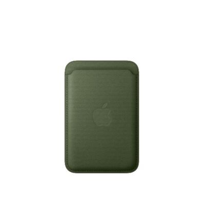 Portafoglio MagSafe in tessuto FineWoven per iPhone – Muschio