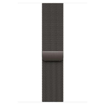 Loop in maglia milanese color ardesia (40 mm)