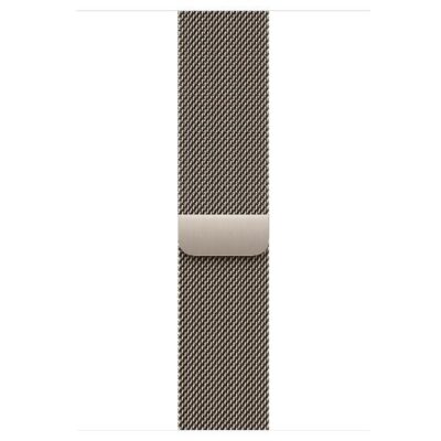 Loop in maglia milanese naturale (42 mm)