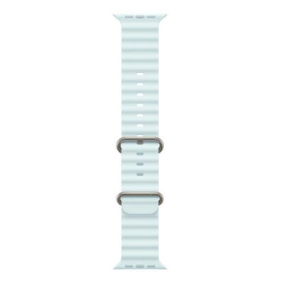 Estensione per cinturino Ocean blu ghiaccio (49 mm) – Titanio naturale