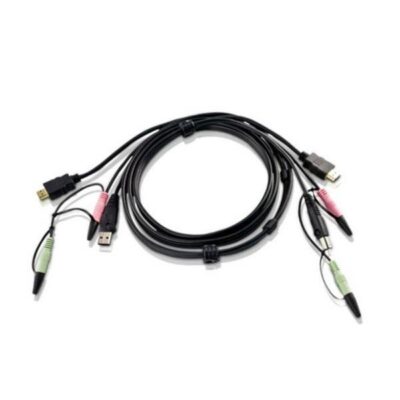 Cavo KVM USB HDMI con Audio – 1,8 m