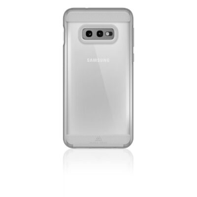 AIR ROBUST – Cover Ultra protettiva in TPU trasparente e finiture colore trasparente opache bordi rialzati compatibile con Samsung Galaxy S10e