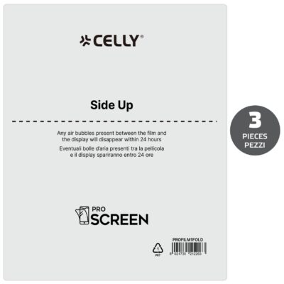 PROFILMFOLD – Pellicola trasparente da 3 Pezzi per smartphone foldable compatibile con il plotter ProScreen, ProScreenEvo, ProScreenPlus [PRO SCREEN]