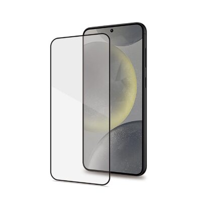 FULLGLASS – Vetro 9H con bordo colorato nero compatibile con Samsung Galaxy S25 5G/ Galaxy S25 5G Enterprise Edition/ Galaxy S24 4G