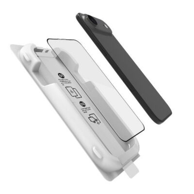 GLASSKIT – Applicatore auto-allineante con vetro protettivo 9H con spessore 0.3 mm compatibile con Apple iPhone Air [IPHONE 17 CASES]