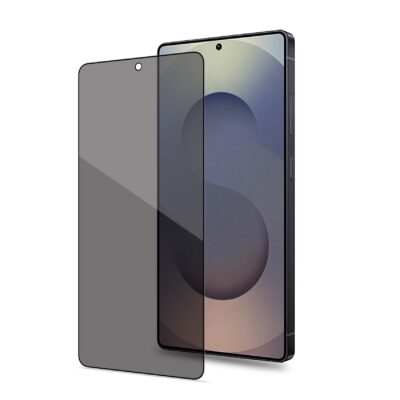 PRIVACY FULL GLASS – Vetro 9H con effetto Privacy e bordo colorato nero compatibile con Samsung Galaxy S26 Ultra 5G