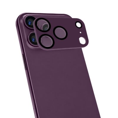 CAMERAPRO1201 – Vetro 9H doppio trattamento per la protezione della fotocamera, match in color, colore Cherry, compatibile con iPhone 18 Pro Max/iPhone 17 Pro Max [IPHONE 18 CASES]