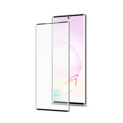 3DGLASS – Vetro 9H con bordo colorato nero per schermo curvo compatibile con Samsung Galaxy Note 20 Ultra