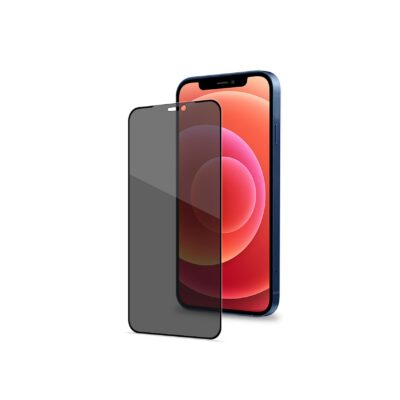 PRIVACY FULL GLASS – Vetro 9H con effetto Privacy e bordo colorato nero compatibile con Apple iPhone 13 Mini