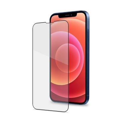 FULLGLASS – Vetro 9H con bordo colorato nero compatibile con Apple iPhone 13 Pro Max/ iPhone 14 Plus