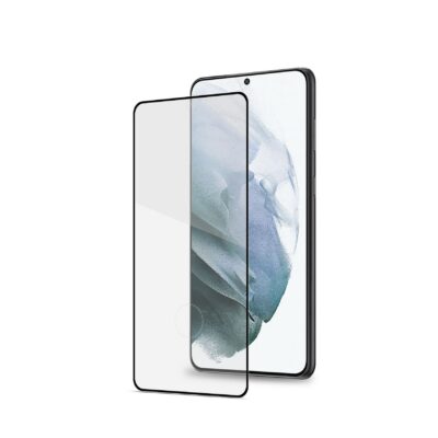 FULLGLASS – Vetro 9H con bordo colorato nero compatibile con Samsung Galaxy S22+ 5G/ Galaxy S23+ 5G