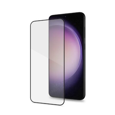 FULLGLASS – Vetro 9H con bordo colorato nero compatibile con Samsung Galaxy S23 5G/ Galaxy S23 5G Enterprise Edition