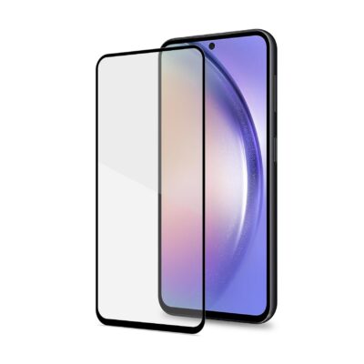 FULLGLASS – Vetro 9H con bordo colorato nero compatibile con Samsung Galaxy A54 5G/ Galaxy A54 5G Enterprise Edition/ Galaxy S23 FE