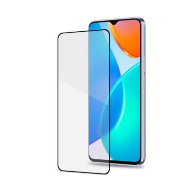 FULLGLASS – Vetro 9H con bordo colorato nero compatibile con Honor X6/ Honor X8 5G/ Honor 70 Lite/ Honor X8a
