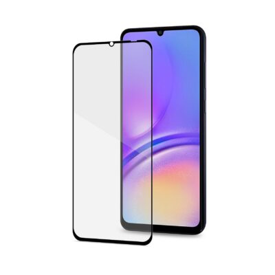 FULLGLASS – Vetro 9H con bordo colorato nero compatibile con Samsung Galaxy A05/ Galaxy A05s