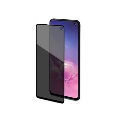 PRIVACY FULL GLASS – Vetro 9H con effetto Privacy e bordo colorato nero compatibile con Samsung Galaxy S10e