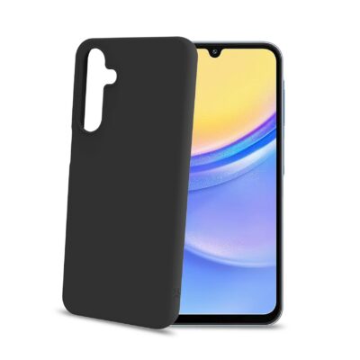 CROMO – Cover in morbido TPU con finitura soft touch colore nero compatibile con Samsung Galaxy A36 5G/ Galaxy A36 5G Enterprise Edition
